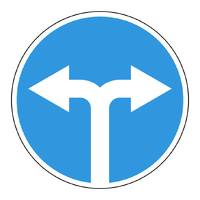 Знак 4.1.6 Движение направо и налево
