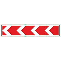 Знак 1.34.2 Направление поворота влево (большой)