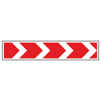 Знак 1.34.1 Направление поворота направо (большой)