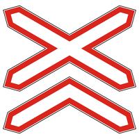 Знак 1.3.2 Многопутная железная дорога