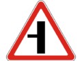 Знак 2.3.3 Примыкание второстепенной дороги (под углом 90 градусов, слева)
