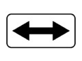Знак 8.3.3 Направление действия (стрелка вправо и влево)